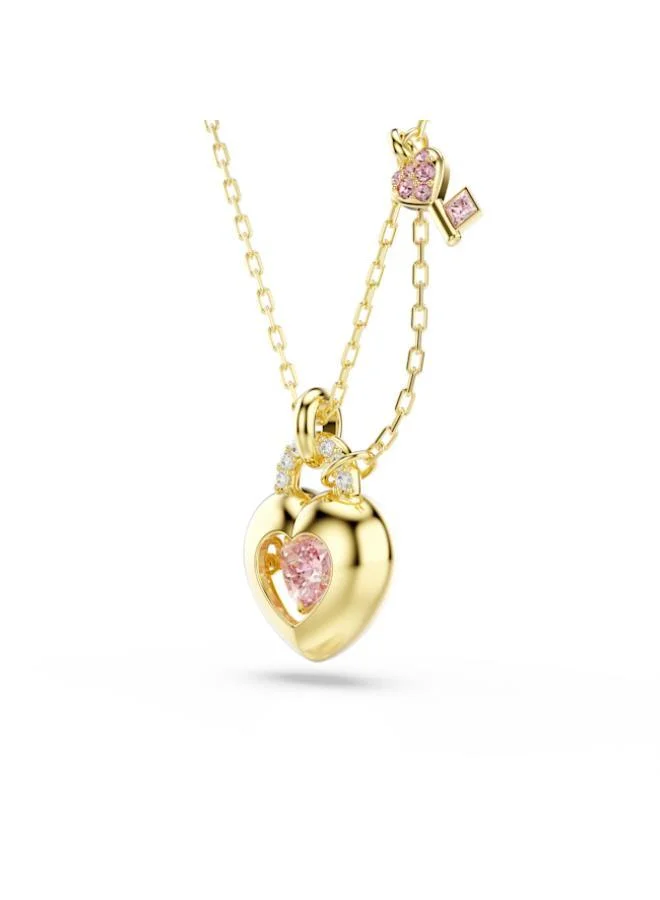 Swarovski  Idyllia Heart Gold Tone Plated Necklace for Women | Best Price UAE